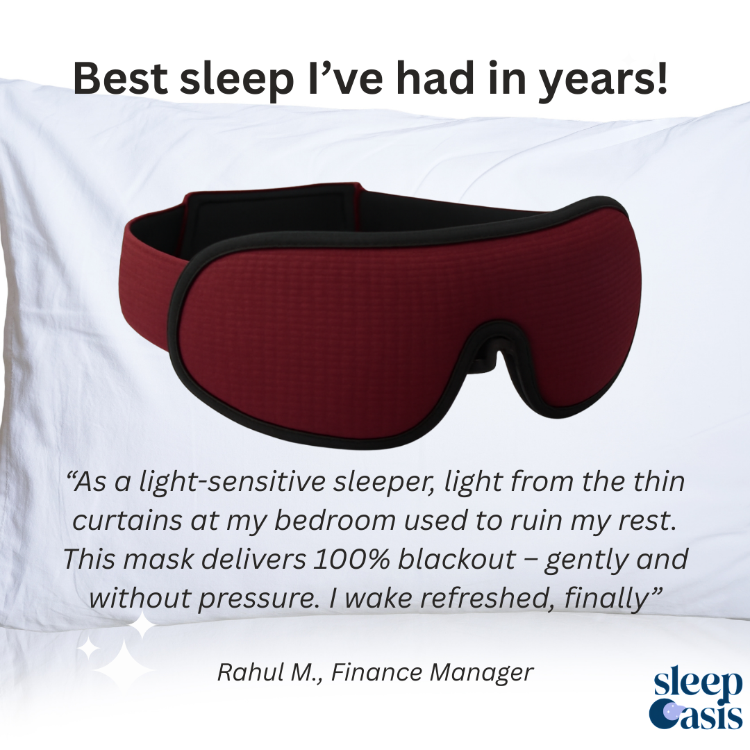Red 3D Sleep Mask