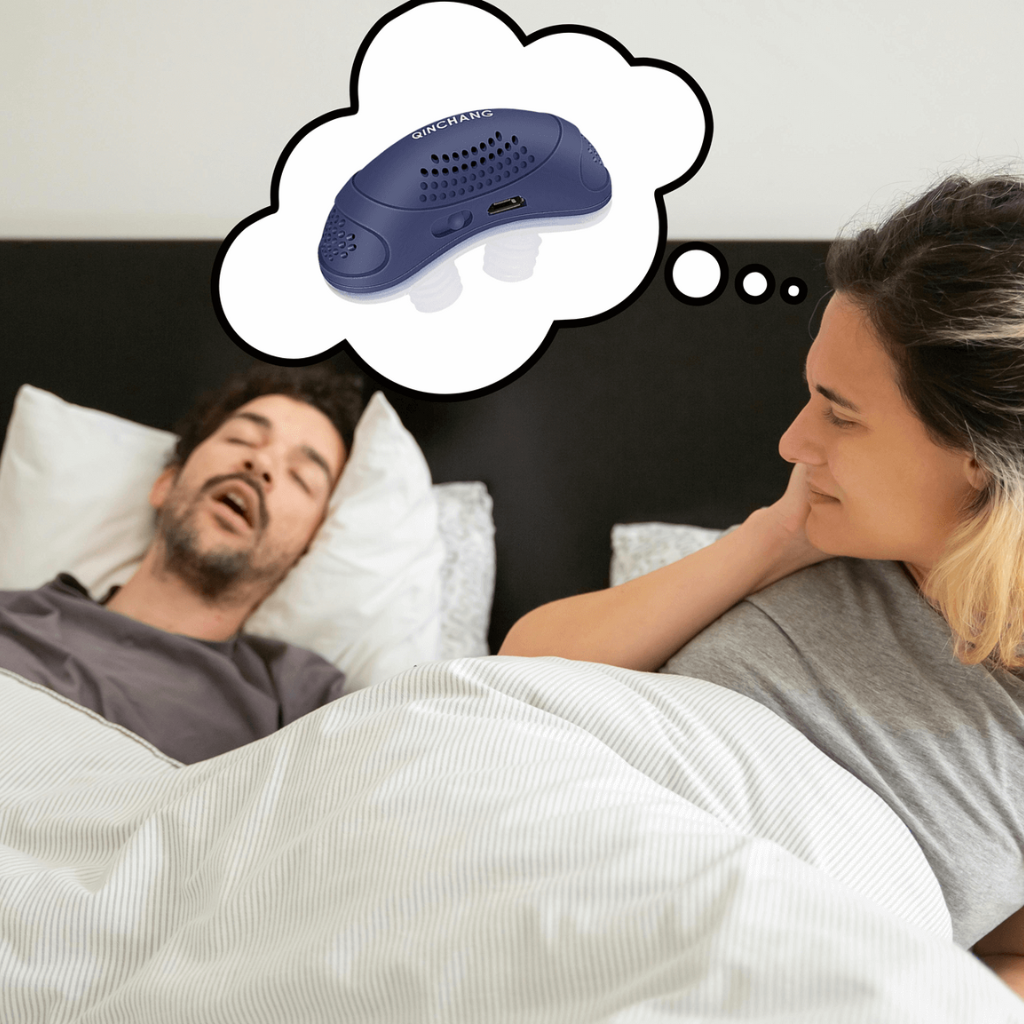 Electric anti-snoring respirator
