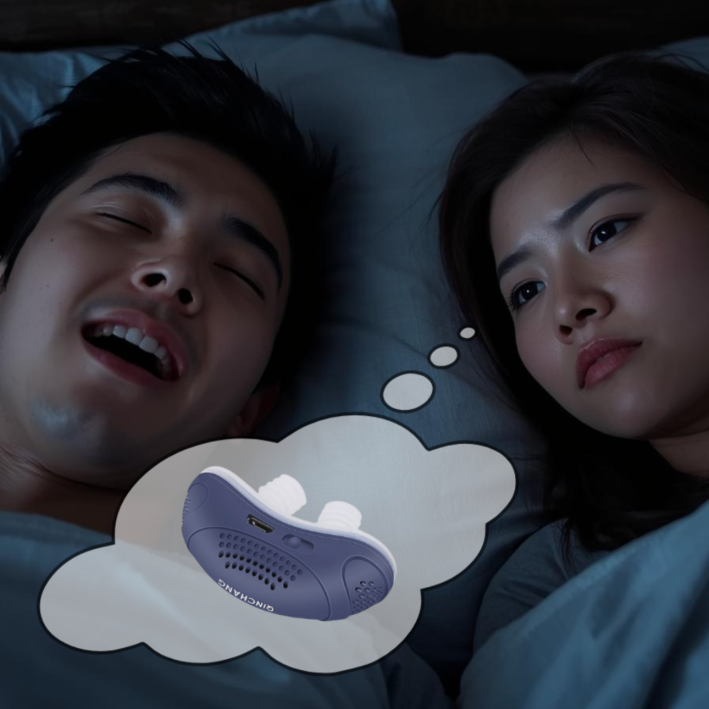 Electric anti-snoring respirator