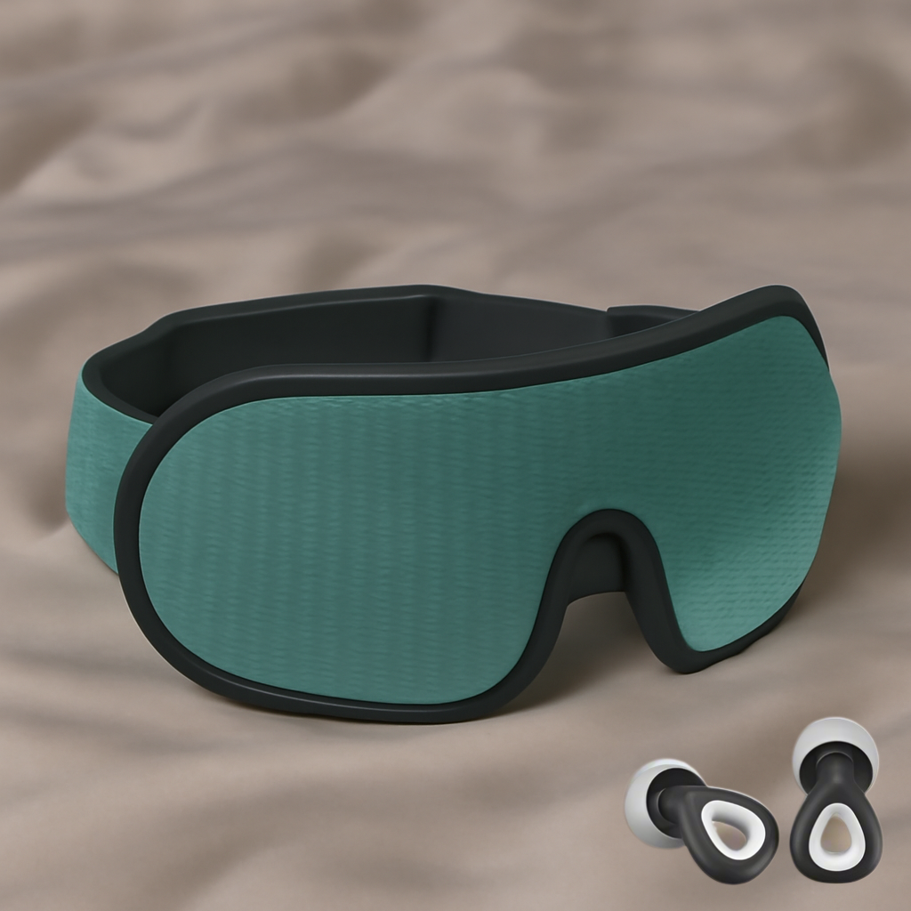 Sleep Mask Green_mask_earplug