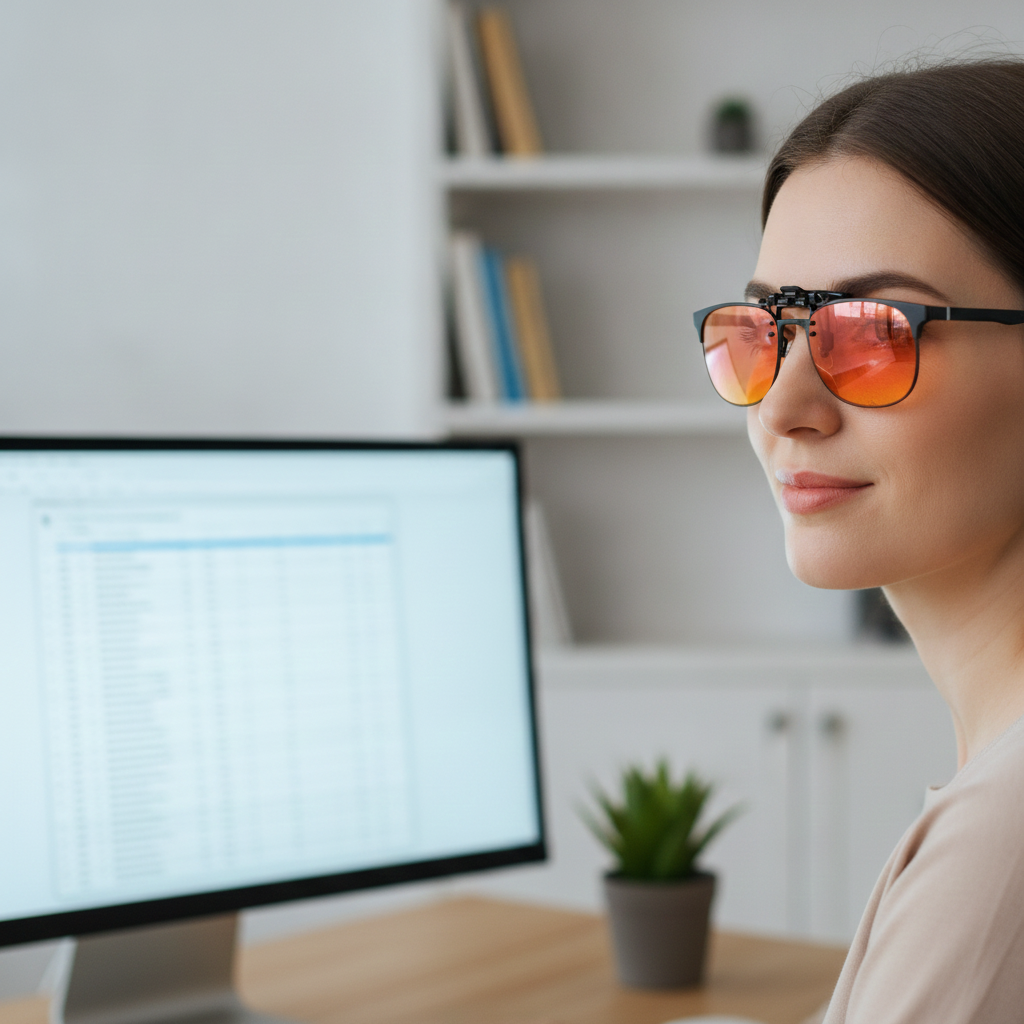 DreamShield Blue Light Glasses - Orange Lens Sleep Oasis