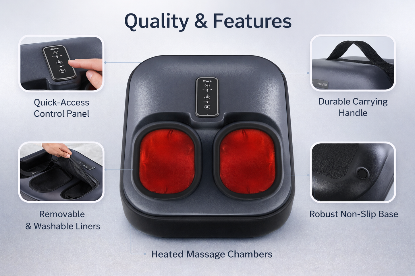 Dream Shiatsu Foot Massager with Heat