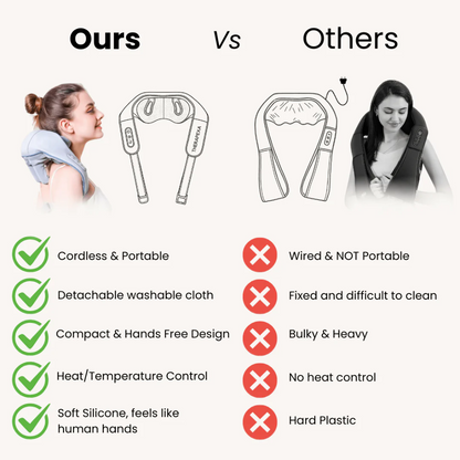 Dreampulse Neck Massager vs normal neck massagers