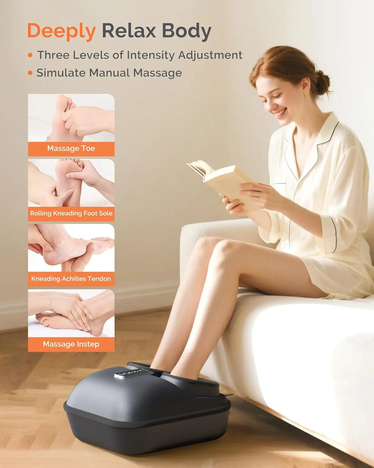 Dream Shiatsu Foot Massager with Heat