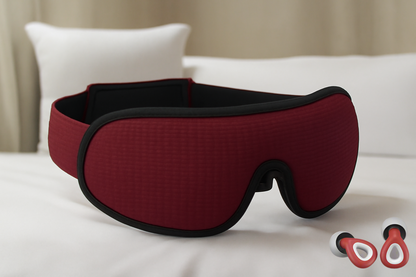 Sleep Red_mask_earplug