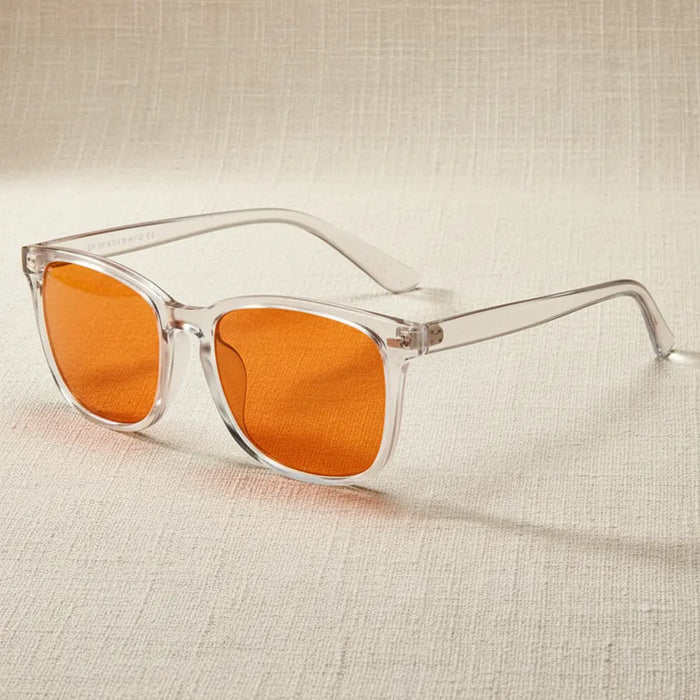 Blue Light Glasses – Beige Background