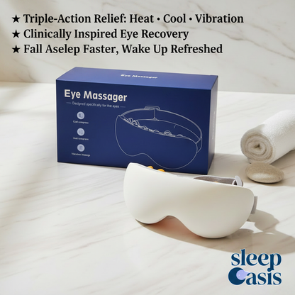 DreamGaze Eye Massager — Black USP Text