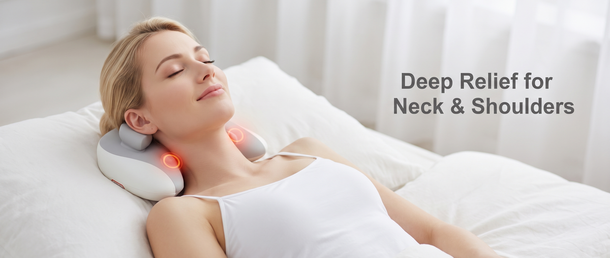 DreamRelief neck massager banner