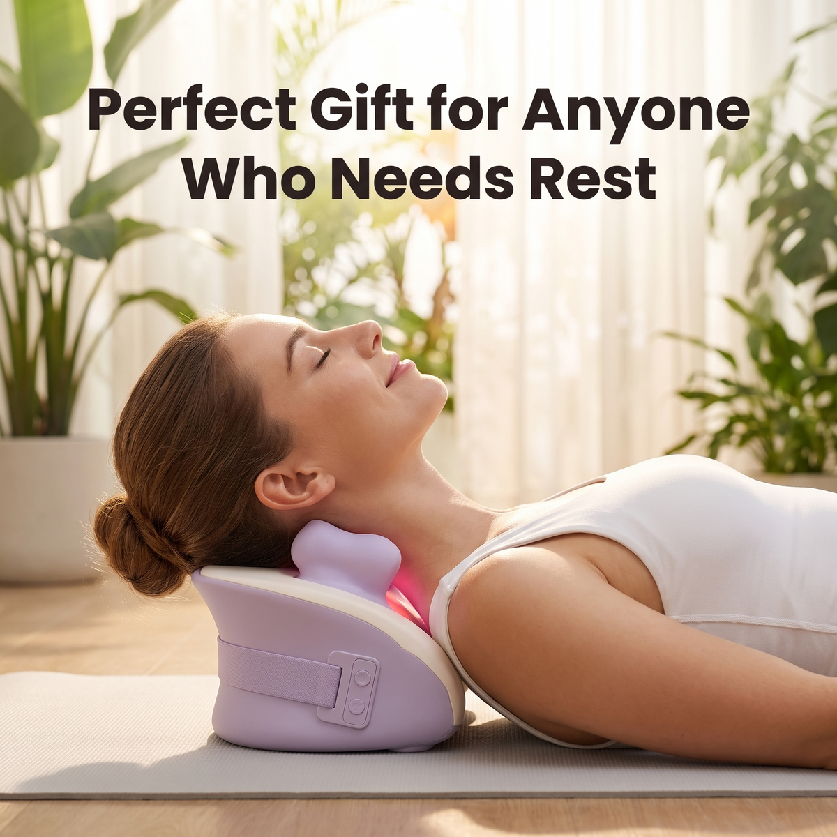 DreamRelief Upgraded Neck Massager - Perfect Gift Lifestyle Shot