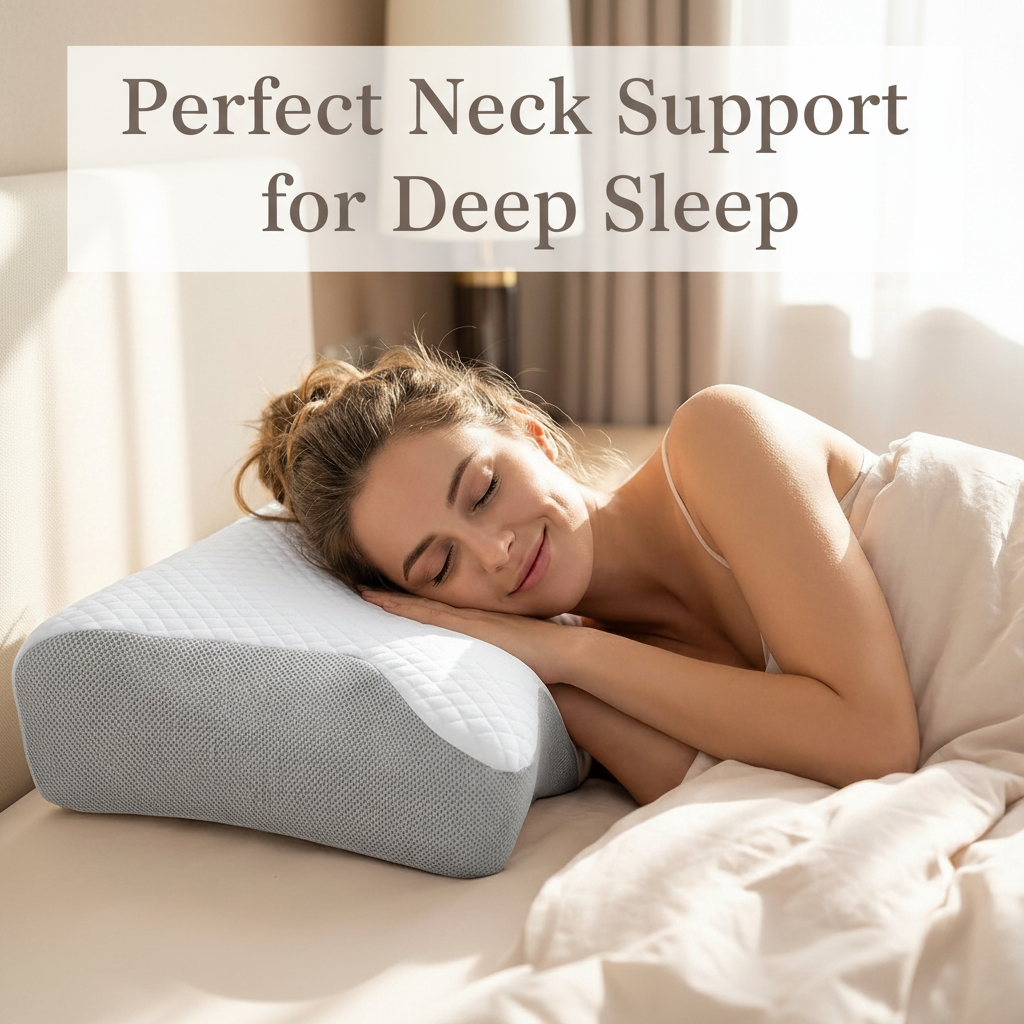 Mobile-optimized pillow image with headline