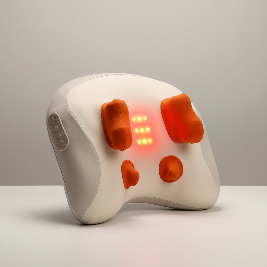 DreamRelief Neck Massager_Orange_Sideview