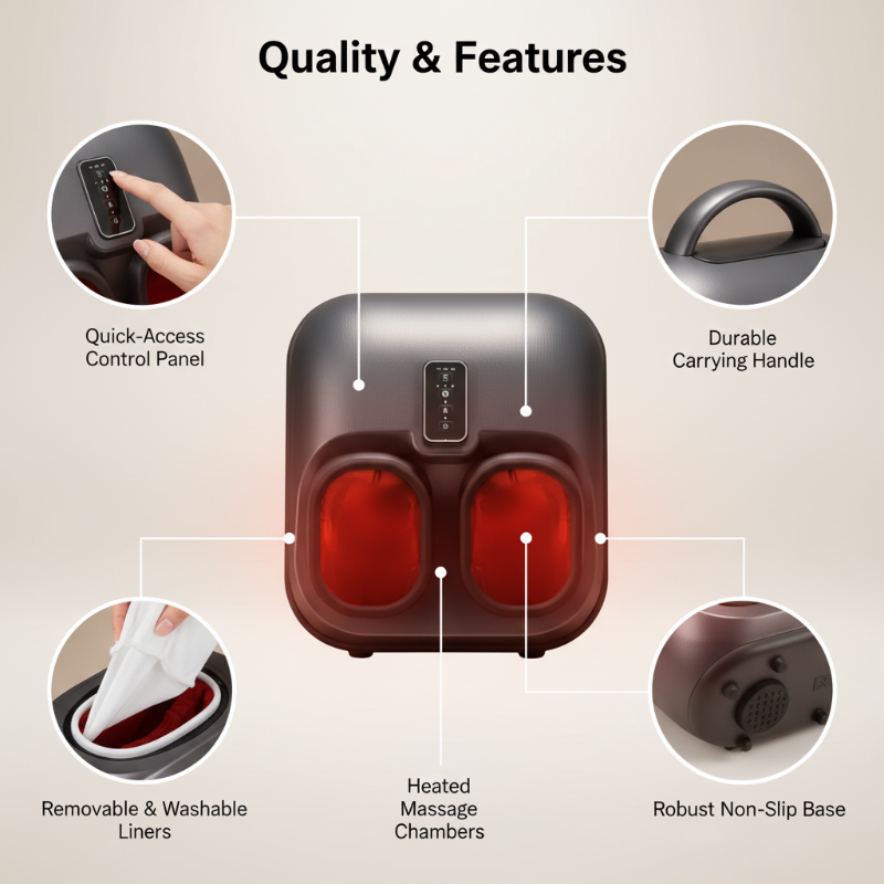 Quality and Features infographic