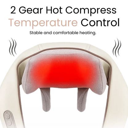 Dreampulse™ Shiatsu Neck Massager with Heat – Cordless & Full-Body